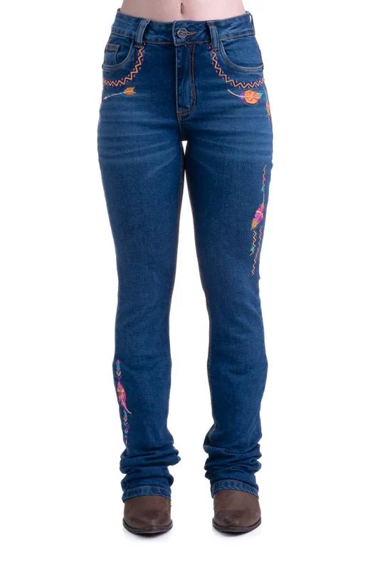 Calça Texas Farm Vitality Umber Jeans Escuro