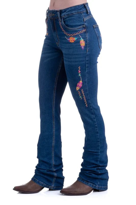 Calça Texas Farm Vitality Umber Jeans Escuro