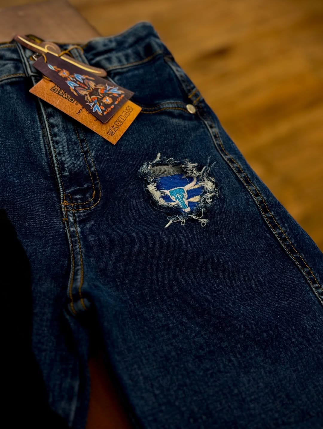 Calça Jeans Cowgirl Texas Bordada