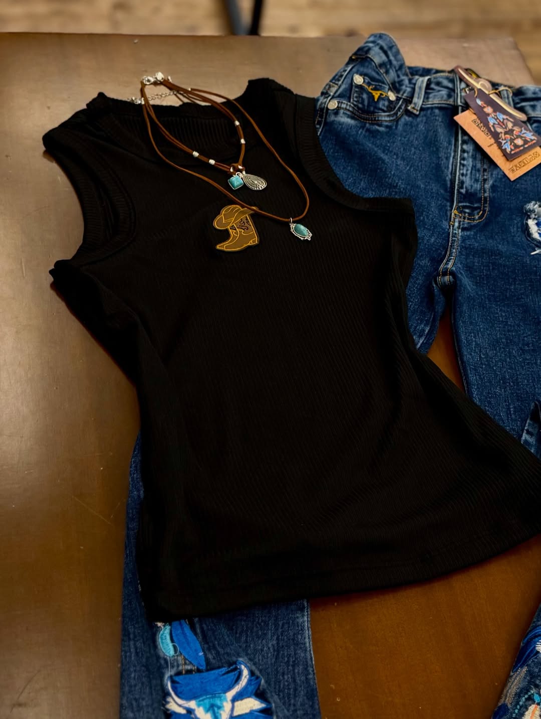 Conjunto BLACK Completo Cowgirl Texas