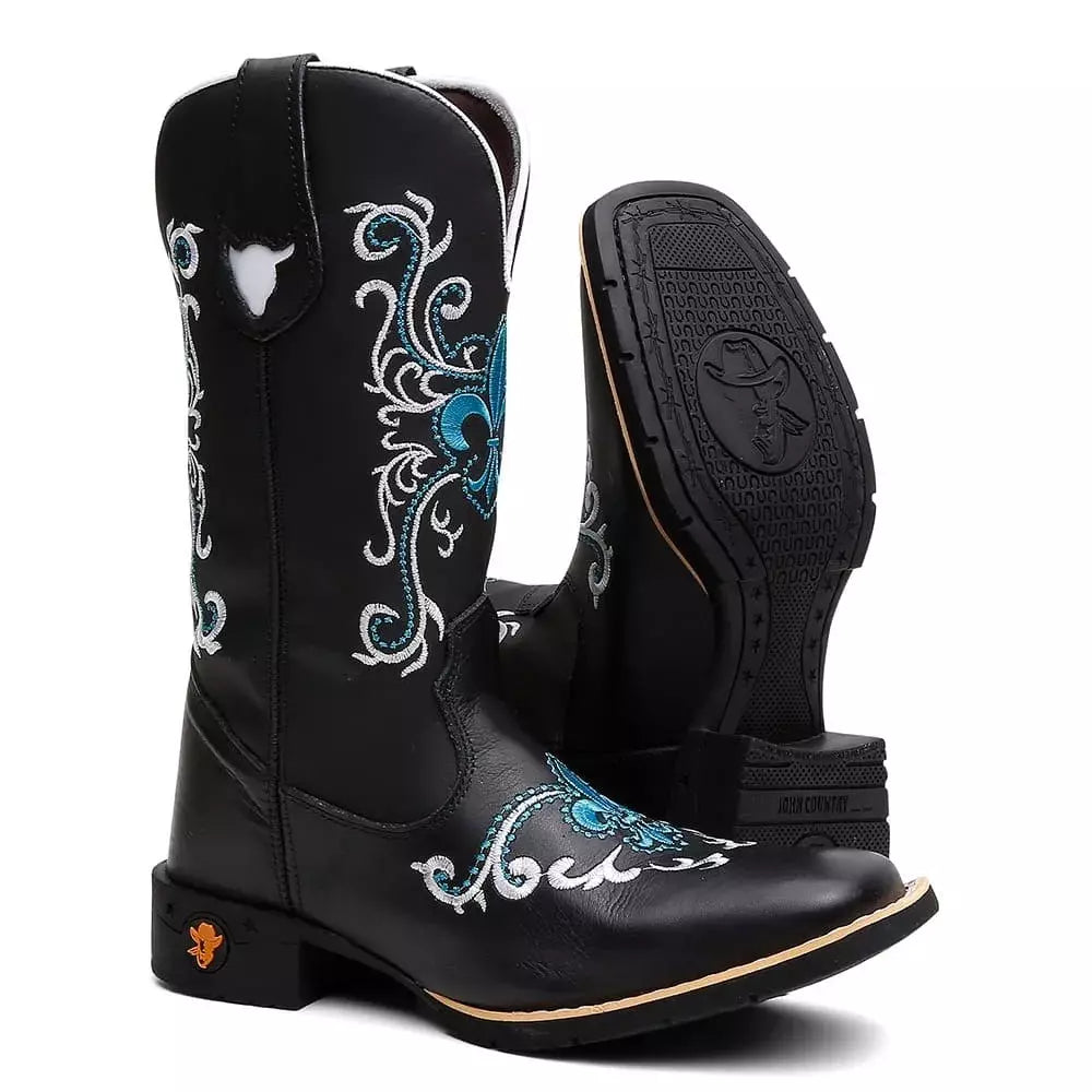 Bota Texana Feminina "Orquídea Azul" - Esporatto