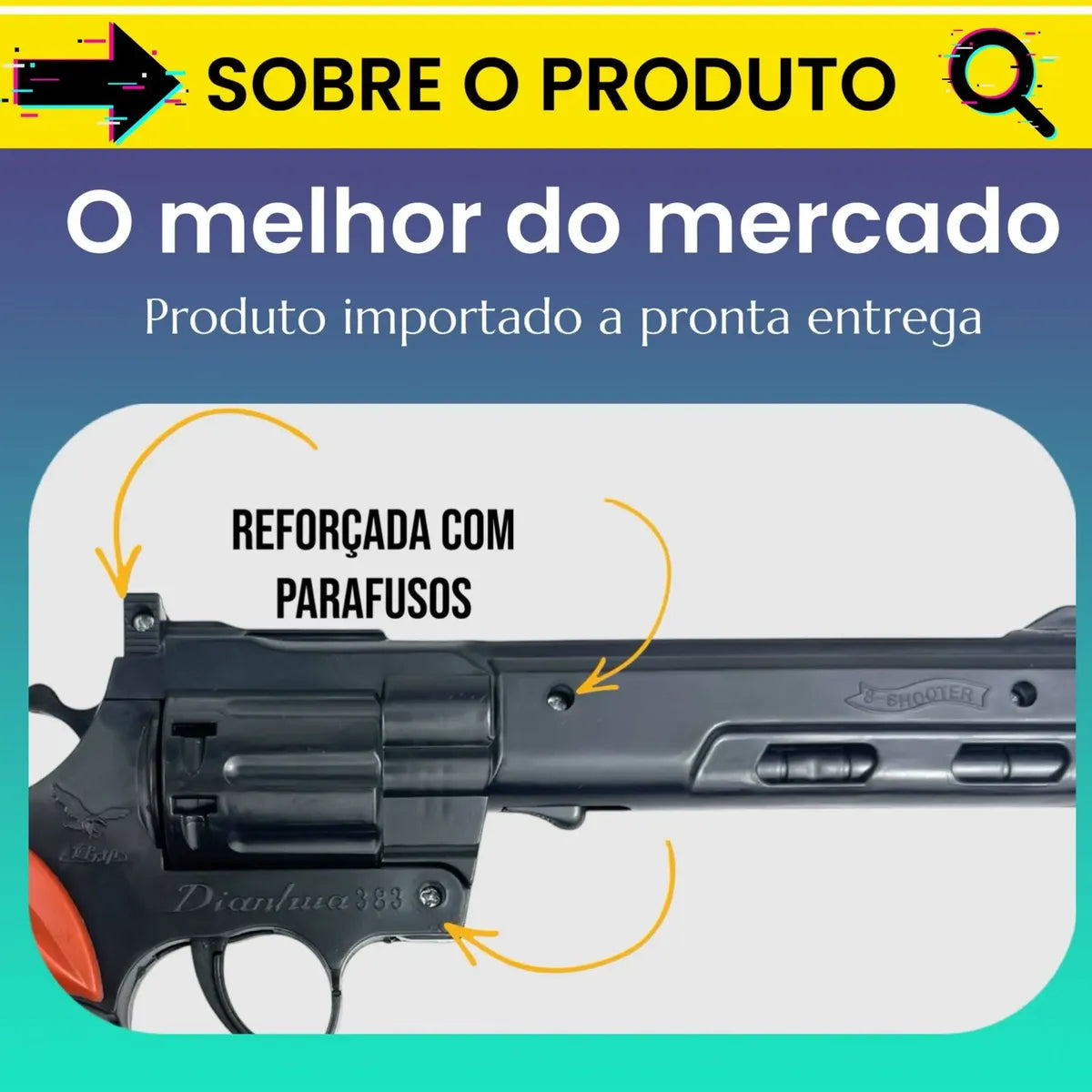 Espoleta de Brinquedo Homem de Respeito Premium 72 Shoots