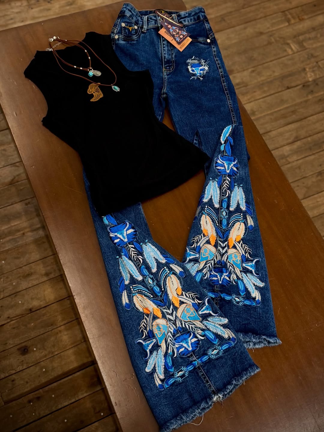 Conjunto BLACK Completo Cowgirl Texas